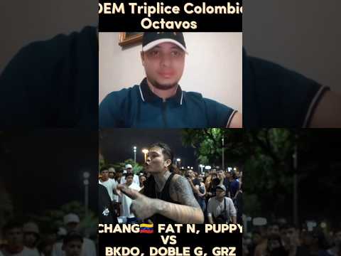 Polémica en la DEM Colombia triplice #dembattles #colombia #colombiano #freestyle #rap #chang #fatn