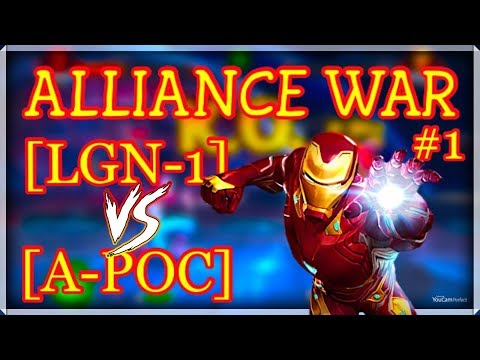 Alliance War: [LGN-1] vs [A-POC] - Marvel Contest Of Champions