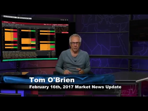 February 16th Stock Market Update by Tom O'Brien on TFNN - 2017