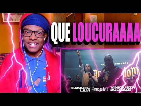 (PEGOU FOGO) XAMUEL e LIL VI x ZULUZÃO e VINICIUS ZN | React [MDM ARMAGEDOM - Grupo C]