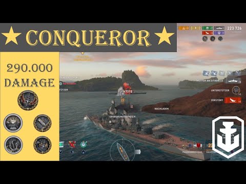 290.000 Damage - Conqueror gameplay  #wowslegends