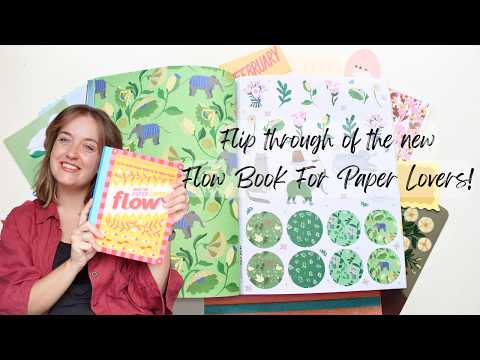 🌸🌿 NEW Flow Book For Paper Lovers 2025 | Silent Flip Through & First Impressions