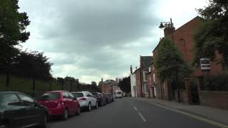 preview picture of video 'Driving On Bromyard Road, The Homend, High Street & The Southend, Ledbury, Herefordshire, England'