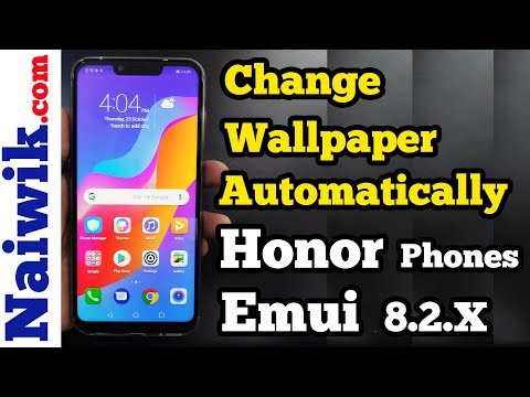 Change Wallpaper Automatically on Huawei Honor play | EMUI 8.2