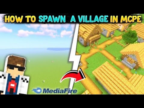 How To Generate Own Village In Minecraft PE🔥|| Village Generator Mod For Mcpe 1.19 [ Hindi ]