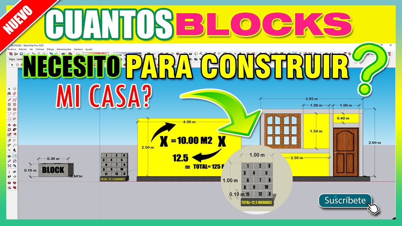 ❓🤔Cuantos blocks necesito para construir mi casa✅ 2021/ ❓🤑CUANTOS BLOCKS ENTRA EN UN METRO CUADRADO🧱