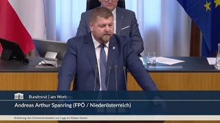 Andreas Arthur Spanring - Erklärung des Verkehrsministers - 27.3.2026