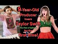 9-Yr-Old Producer MILES MUSIC KID hears TAYLOR SWIFT for the first time!