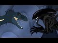 DinoMania | Indoraptor vs Xenomorph | Dinosaurs battles - BEST Episodes