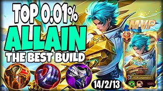 ALLAIN HONOR OF KINGS GLOBAL | ONE OF THE BEST CLASH LANE HEROES!! - GRANDMASTER S7