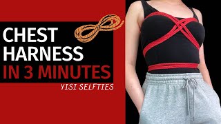 Decorative chest harness EASY TO DO ON YOURSELF