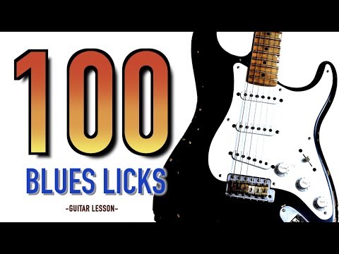 100 BLUES LICKS YOU MUST KNOW | Part.2 - Jimi Hendrix, Eric Clapton, John Mayer, etc.