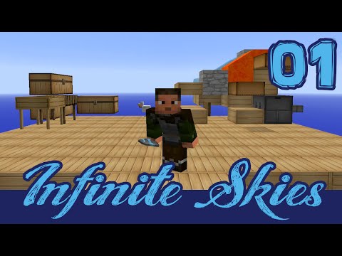 Infinite Skies 1: A world from nothing (Modded Minecraft FTB Infinity Evolved Skyblock)