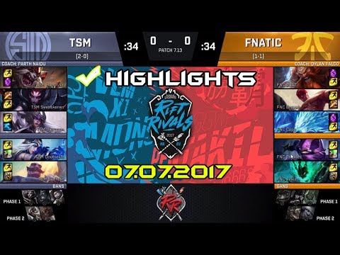 TSM Doublelift (Ashe) vs FNC Rekkles (Kennen) Highlights | Rift Rivals EU & NA 2017 Day 2