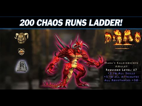 200 Diablo Runs- Perfect Maras From Chaos Sanctuary Terror Zone - #d2r #diablo2 #diablo2resurrected