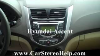 Hyundai Accent Stereo Removal