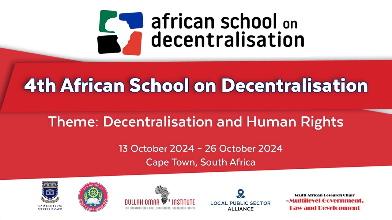4th African School on Decentralisation