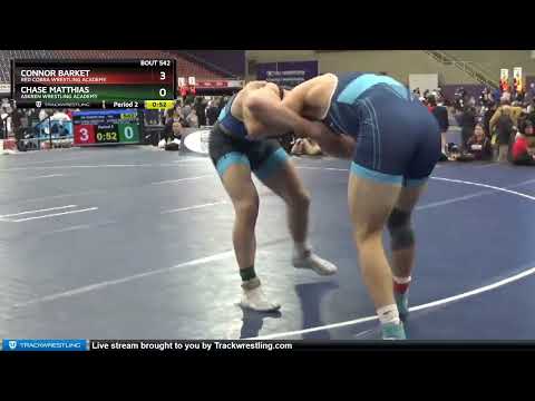195 Lbs Cons. Round 5 - Connor Barket, Red Cobra Wrestling Academy Vs Chase Matthias, Askren Wrest