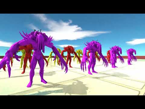 Scourge vs Team Mechagodzilla Green - Animal Revolt Battle Simulator