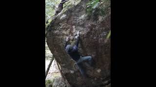 Video thumbnail of 艶, 三段 (7c+). 鳳来 (Hourai)