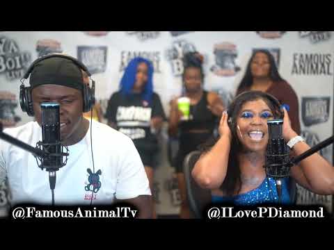 Memphis Female Rapper Diamond Gang Stops by Drops Hot Freestyle on Famous Animal Tv