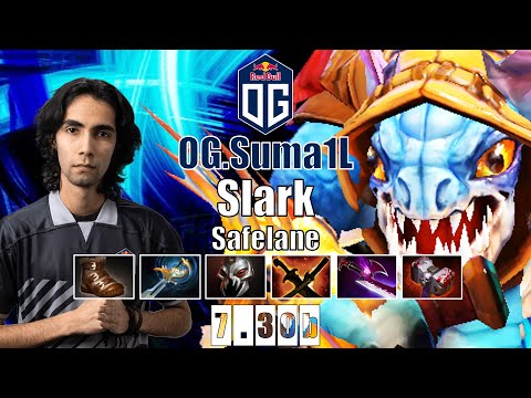 Slark Safelane | OG.SumaiL | SUMAIL SLARK 19 KILLS TOO IMBA | 7.30b Gameplay Highlights