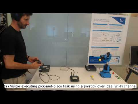 Demo: FoReCo - Forecast-based Recovery mechanism for real-time Remote control of robot manipulators
