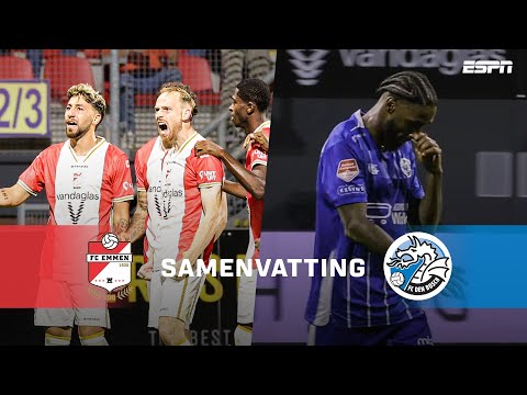 JEFFRY FORTES PAKT IN 40e MINUUT AL TWEEDE GELE KAART 🟨+🟨=🟥 | Samenvatting FC Emmen - FC Den Bosch