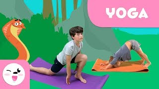 YOGA para niños | El saludo al Sol y Yoga con animales