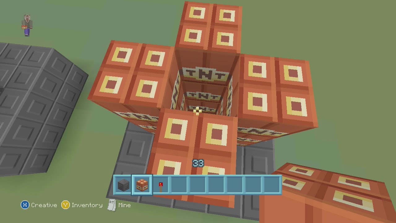 Minecraft Xbox Tutorials - TNT Firework (EASY)