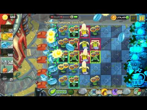 [Plants vs Zombies 2] Terror from Tomorrow - Level 500