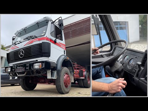 Mercedes-Benz SK 1729 V8      [DRIVING and V8 SOUND] Oldtimer Lkw