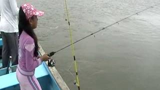 preview picture of video 'Pesca de Corvina en Sabana Grande'