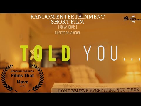 SHORT FILM | TOLD YOU...| Suspense & Drama Short Film 2025