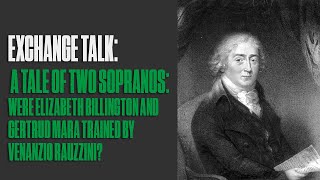 Exchange Talk: A tale of two sopranos video