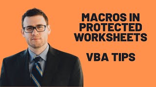 How To Run Macros In Protected Worksheets - Excel VBA Tips