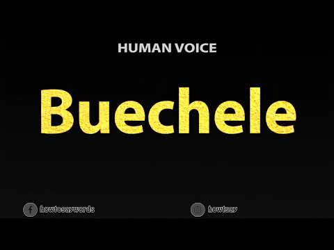 How to Pronounce Buechele