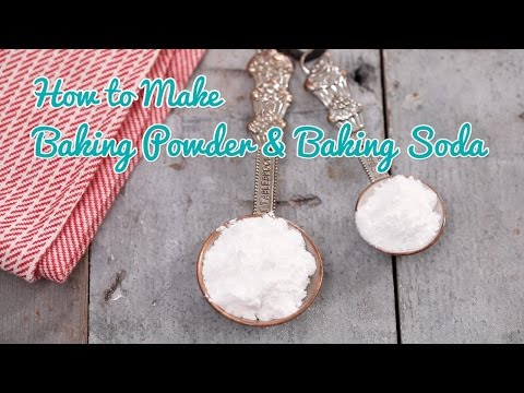 How to make baking powder & baking soda