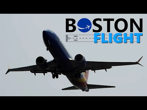 Plane Spotting Boston with ATC: Landing Runway 4R at Logan Airport