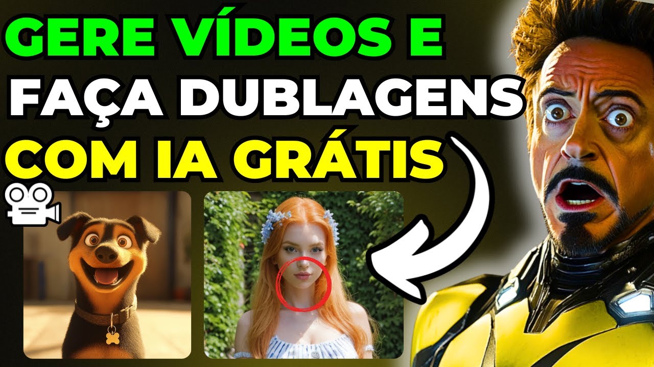 NOVA IA GERA VÍDEOS e ANIMA PERSONAGEM GRÁTIS e REALISTA (APROVEITE!)