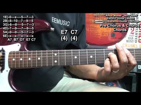 AMOS MOSES Jerry Reed Guitar Lesson Chicken Pickin' @EricBlackmonGuitar