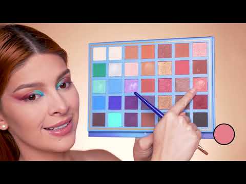Tutorial de MAQUILLAJE DE OJOS con paleta Elsa