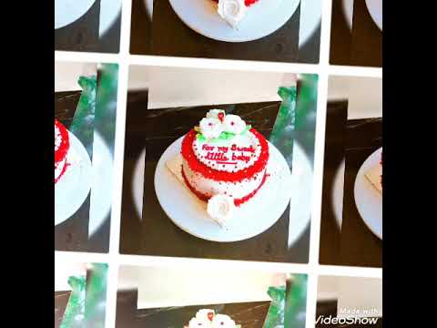 Simple cake decoration #Jaabi's Homemade Cake