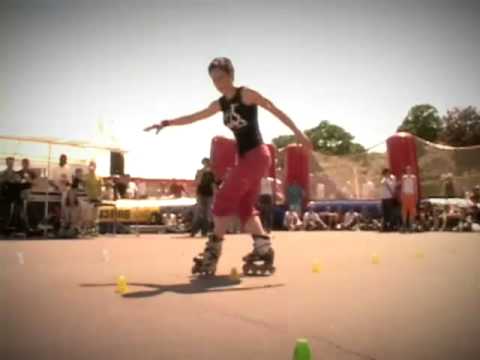 Paris Slalom World Challenge 08 -- Womens Battle Final (by Rollerboy)