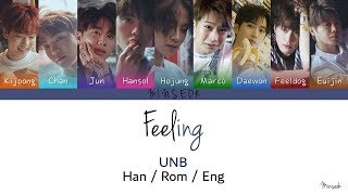 UNB (유앤비) - Feeling/Sense (감각) (Color Coded/Han/Rom/Eng Lyrics)