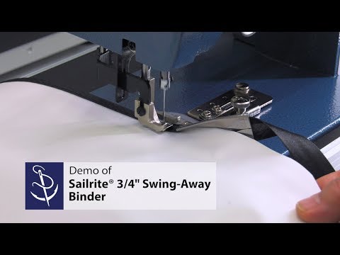 Demo of Sailrite® 3/4" Swing-Away Binder