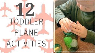 12 Toddler Plane Activities | How to Entertain a Child on a Flight
