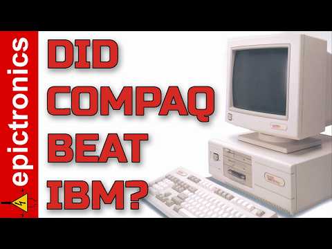 COMPAQ Deskpro 386s restoration & repair + testing the new FNIRSI LC1020E