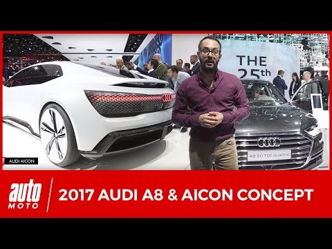 Audi A8 et Aicon Concept [SALON FRANCFORT 2017] : toujours plus autonomes