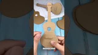 Download lagu How to make guitar 🎸 from cardboard | DIY art and craft ideas 💡 mp3